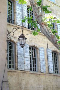 Patrician homes off the place aux herbes in Uzes