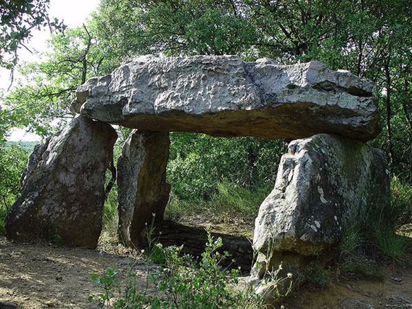 Prehistoric dolmen in the Uzeges