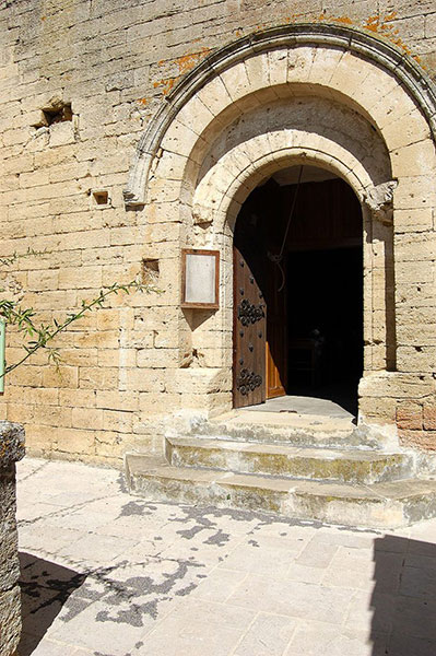 Saint Siffret's church was riddled with musket and cannon balls during the Wars of Religion