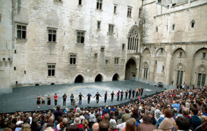Performance during the Avignon festival