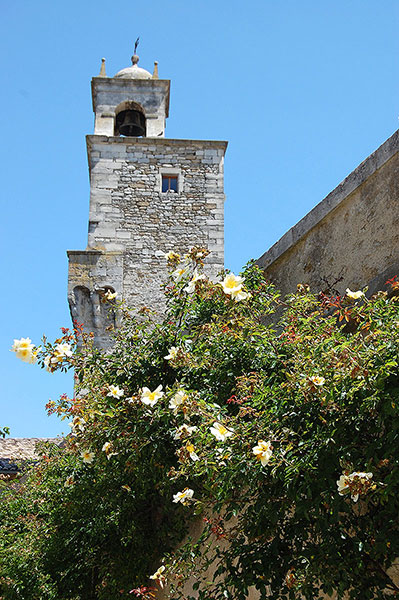 Roses all around in this Botanical Town of the Drome